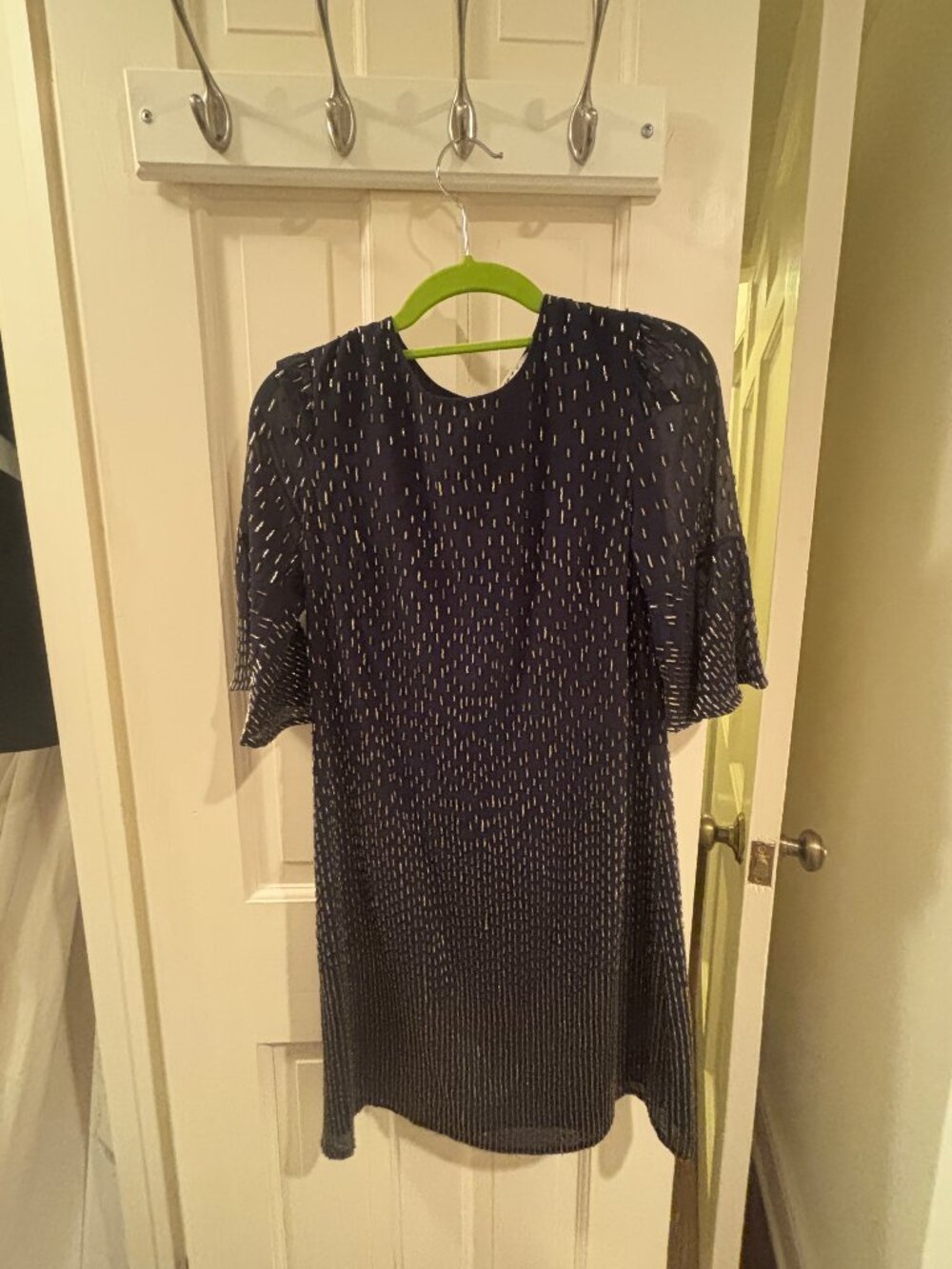 Alice and Olivia Beaded and Chiffon fun short Dress